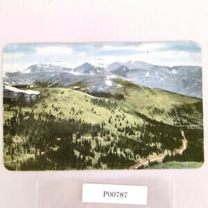 Loveland Pass Colorado 1950s Postcard Rocky Mountains Landscape